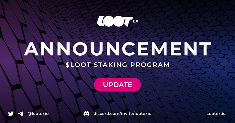 LOOT Staking Program Update