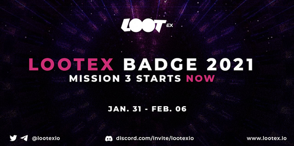 Lootex Badge 2021 — Mission3