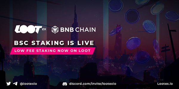 LOOT Token Staking Program is now available on BSC!